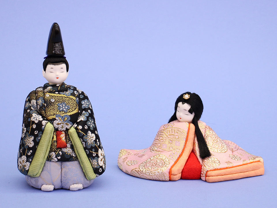 木目込み雛人形単品源氏　正面