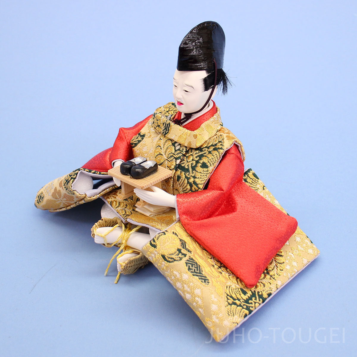 Effets personnels et accessoires des poupées Hina Trois serviteurs 2 ensemble complet d'accessoires moutarde