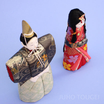 木目込み立雛単品 佳容立雛　上から