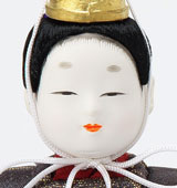 木目込み立雛単品 佳容立雛　殿顔