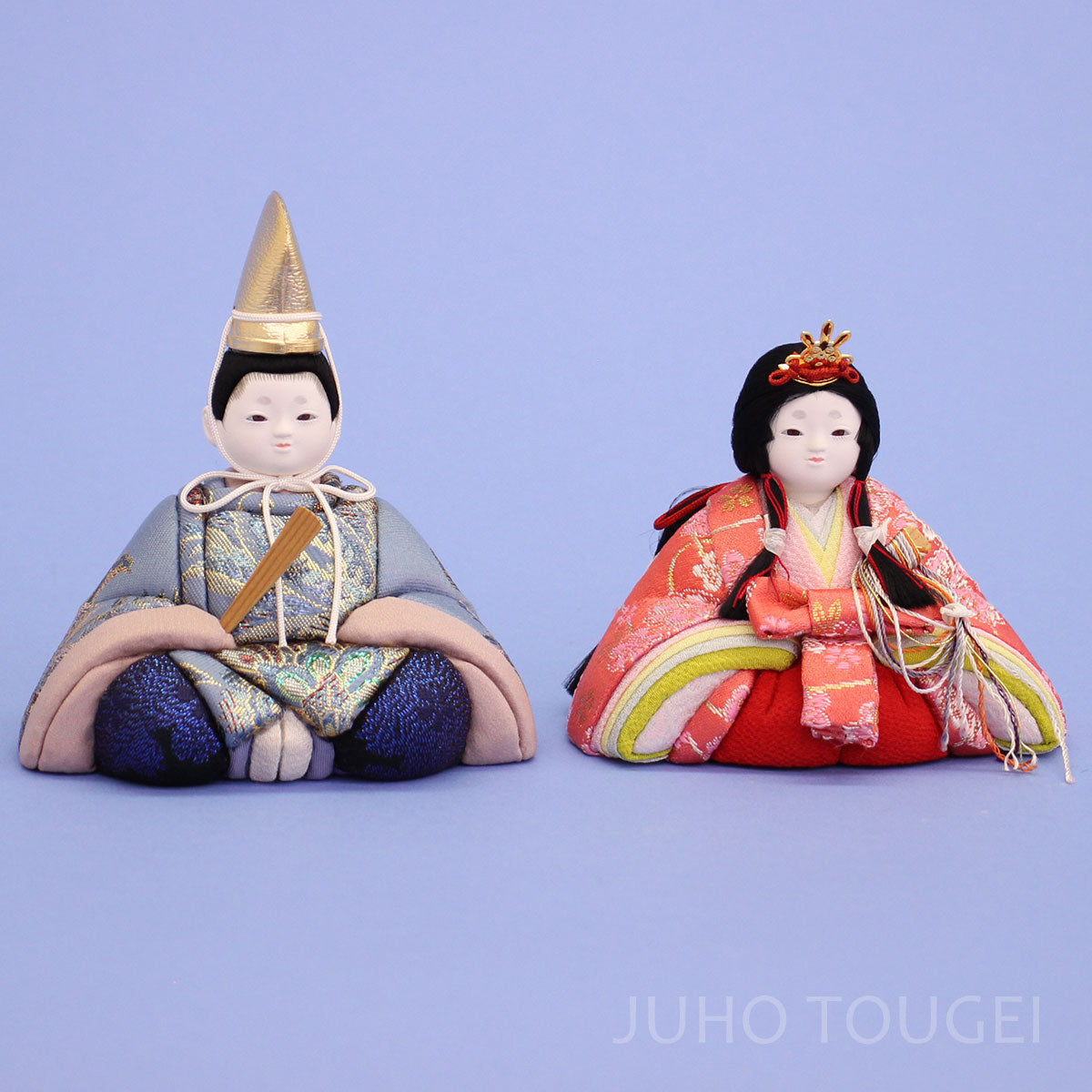 木目込み雛人形　単品 No130 春日雛　イメージ