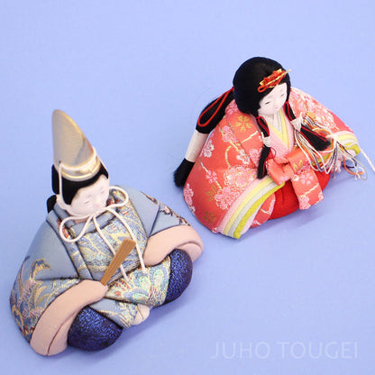 木目込み雛人形　単品 No130 春日雛 横から