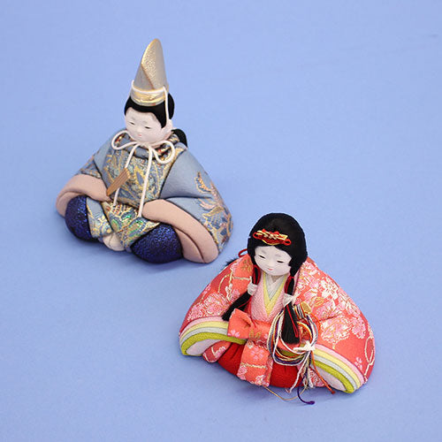 木目込み雛人形　単品 No130 春日雛　横から