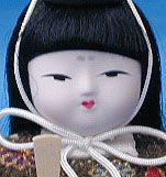 木目込み雛人形単品 若宮親王　殿顔