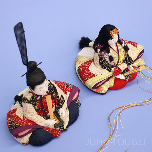 木目込み雛人形単品 春光親王 上から