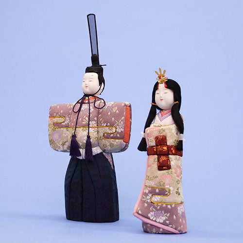 木目込み立雛単品 芳香立雛　横から