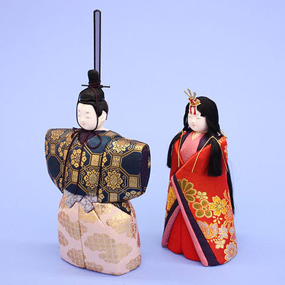 木目込み立雛単品 麗峰立雛　横から