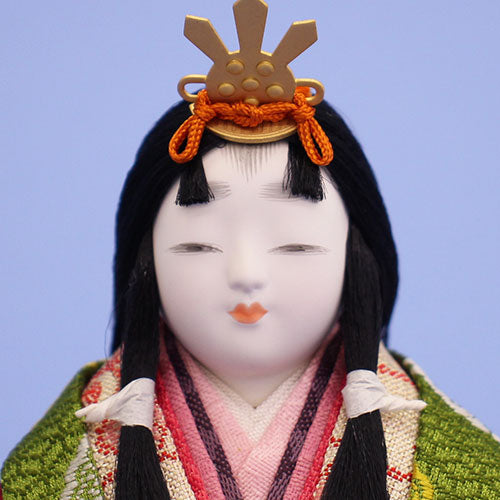 木目込み雛人形単品 小桜親王　姫顔