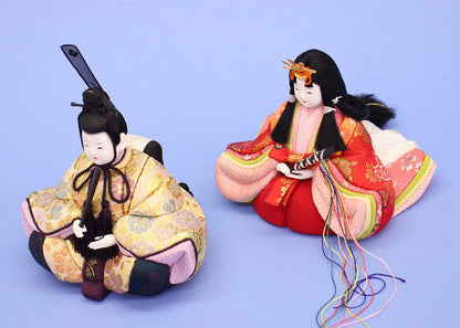 木目込み雛人形単品 桜の宮親王　上から