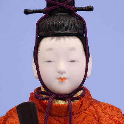 木目込み立雛単品 豊明立雛　殿顔