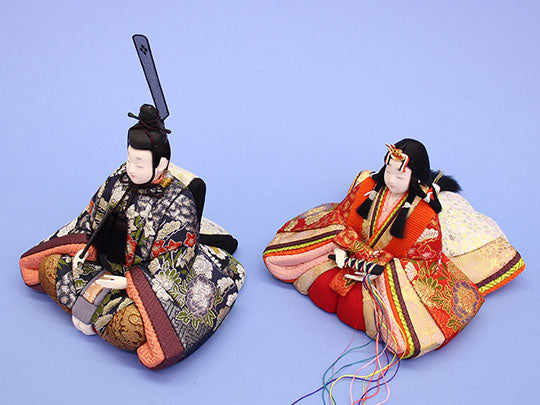 Poupée Hina en bois de Juho, Suzuki (petite), décoration plate Sakura du jardin de Sagano