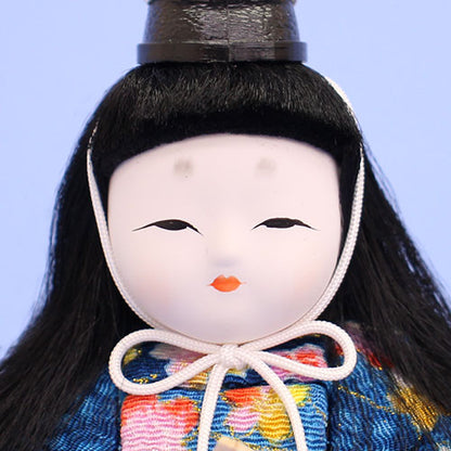 木目込み雛人形単品 豆びな　殿顔