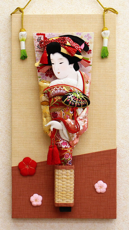 羽子板 雅 香梅壁掛飾り