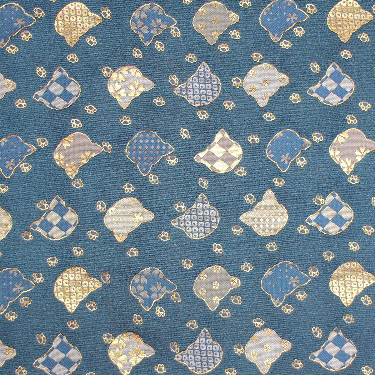 Japanese woven fabric Kinran  1498bl