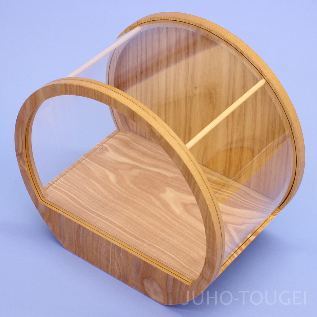 マグネット式丸型アクリルケース　上から