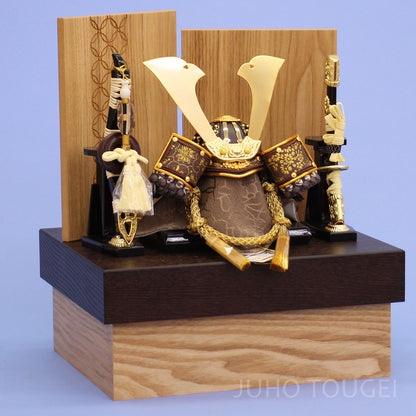 6号穂高　タモ突板収納飾り　イメージ