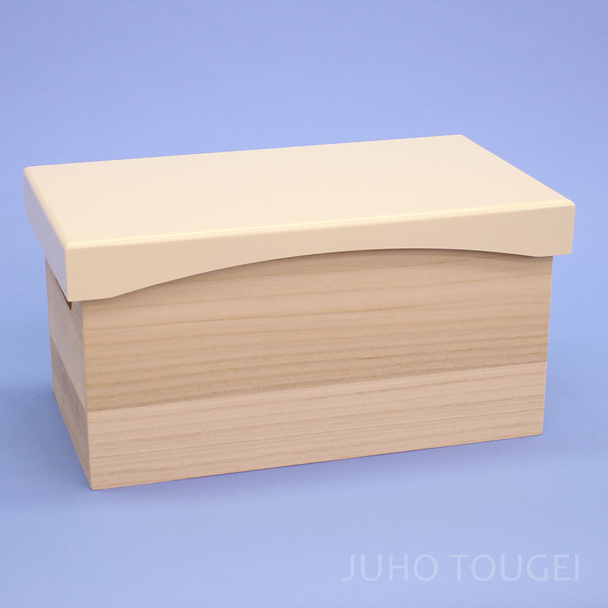 バニラ切込み桐箱台　イメージ