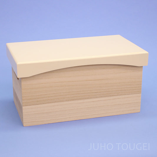 バニラ切込み桐箱台　イメージ