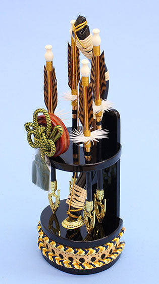 破魔弓出し飾り 宙　右から