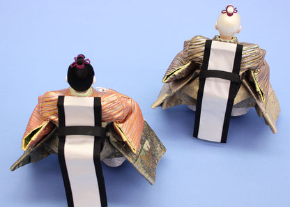 雛人形単品 三五随身　後ろから