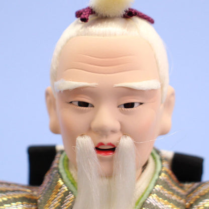 雛人形単品 三五随身　老顔