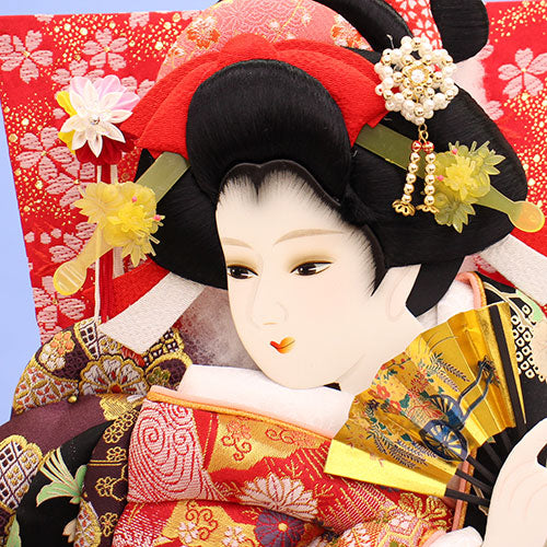 押絵羽子板飾り 華流水 お顔