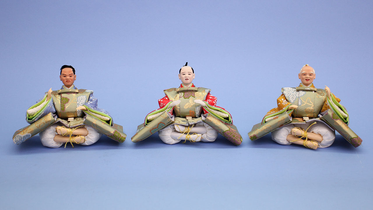 雛人形単品　三五三人仕丁 並金襴