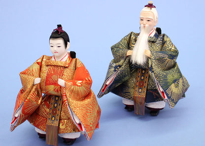 雛人形単品 芥子随身　横から