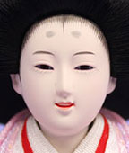 雛人形単品三人官女4 芥子サイズAH01K　顔開き