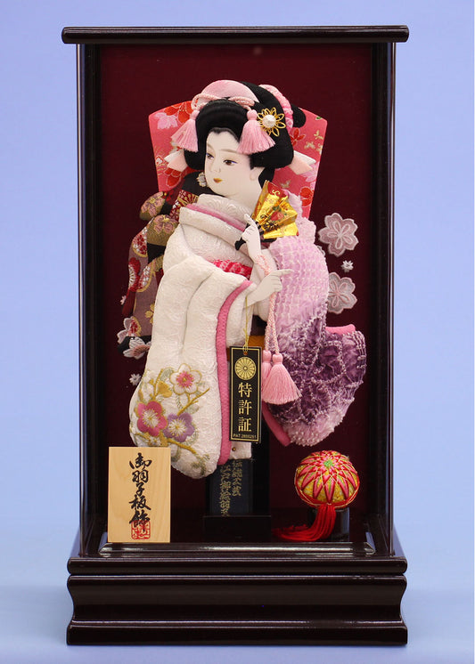 10号詩音紫刺繍ぼかしかの子　ブドウケース