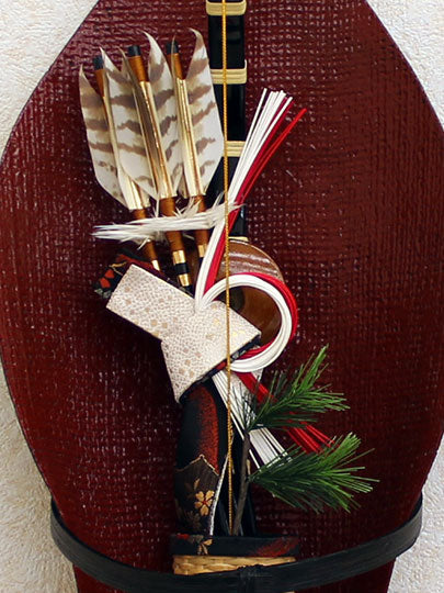 壁掛け破魔弓飾り 那須　ズーム