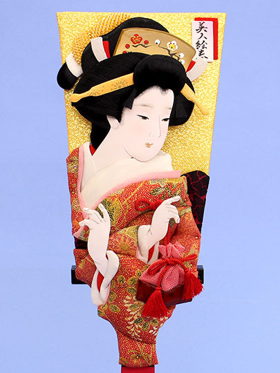 15号押絵羽子板 美丽卷 三河棉墙挂装饰