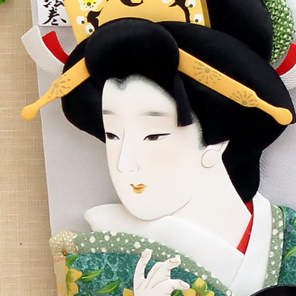 押絵羽子板 美人絵巻 お顔