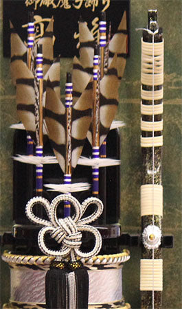 破魔弓ケース飾り高雅　ズーム