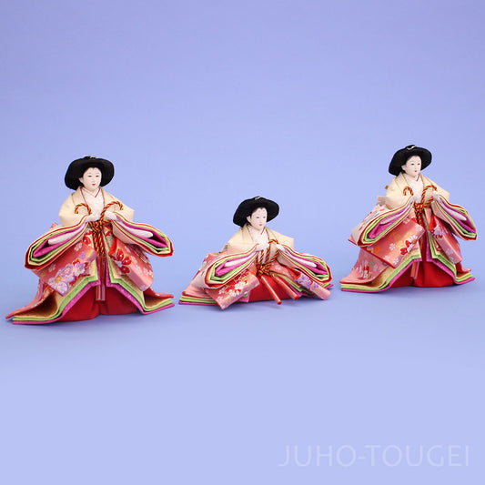 雛人形単品三人官女4 五寸サイズ320-85　イメージ
