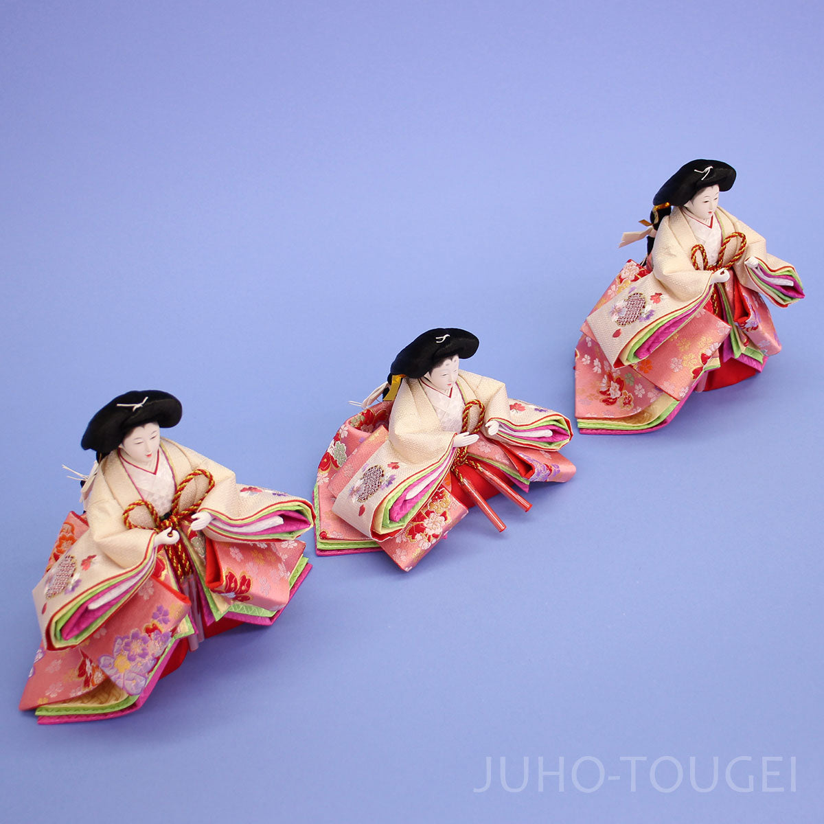 雛人形単品三人官女4 五寸サイズ320-85 – 寿鳳人形の東芸