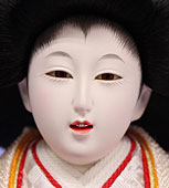 雛人形単品三人官女4 五寸サイズ320-85　顔　開き