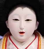 雛人形単品三人官女4 五寸サイズ320-85　顔　眉なし