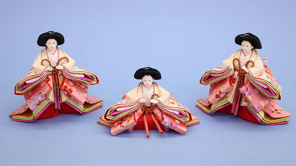 雛人形単品三人官女4 五寸サイズ320-85