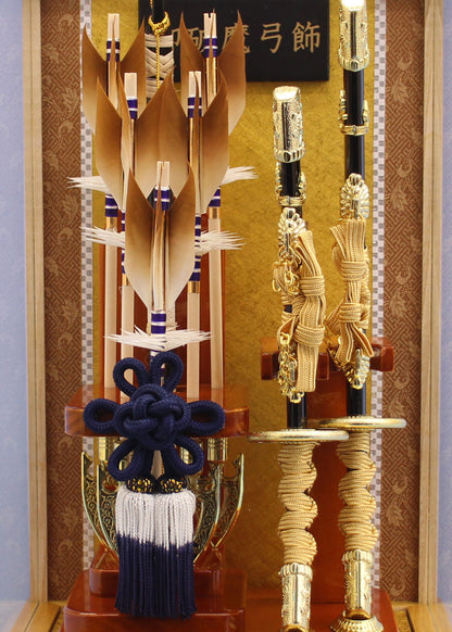 ケース入り破魔弓飾り　輝き　ズーム