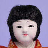 雛人形単品 　柳三寸五人囃子　顔
