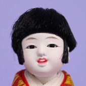 雛人形単品 　柳三寸五人囃子　顔