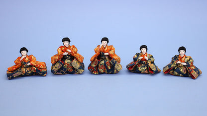 雛人形単品 　柳三寸五人囃子