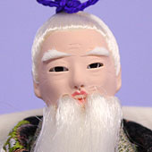 雛人形単品 5柳三寸随身 袖脱ぎ　老