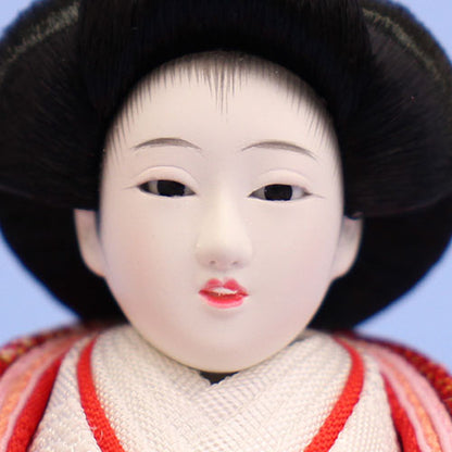 雛人形単品三人官女2 柳三寸サイズ #29　顔開き