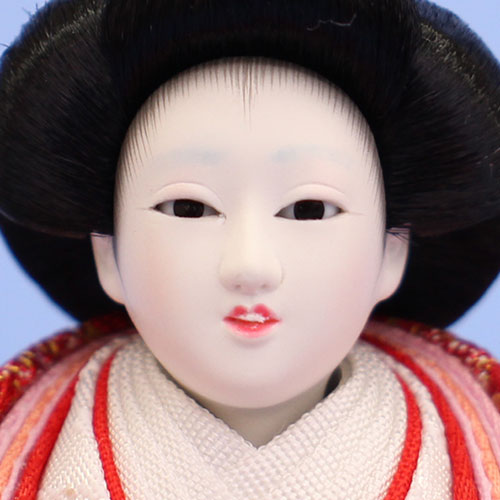 雛人形単品三人官女2 柳三寸サイズ #29　顔眉無し