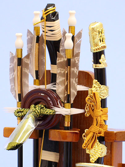 破魔弓出し飾り 煌　ズーム