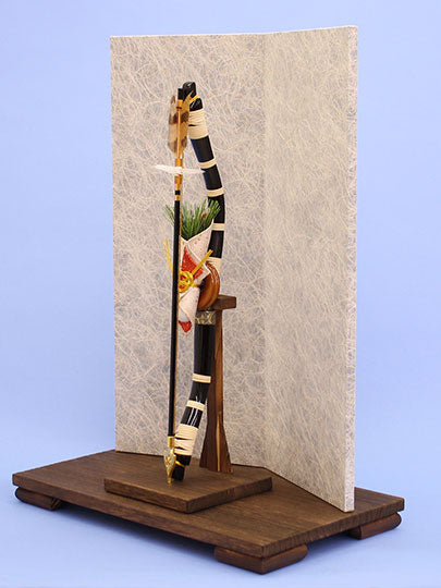 破魔弓出し飾り 天瑞　横から