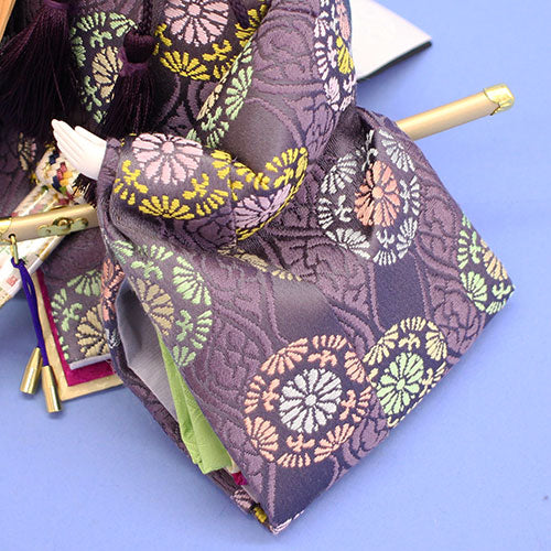 雛人形単品 親王5 京十二番1186正絹　殿袖