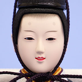 雛人形単品 親王7 京十番1321-90　金駒刺繍　殿顔